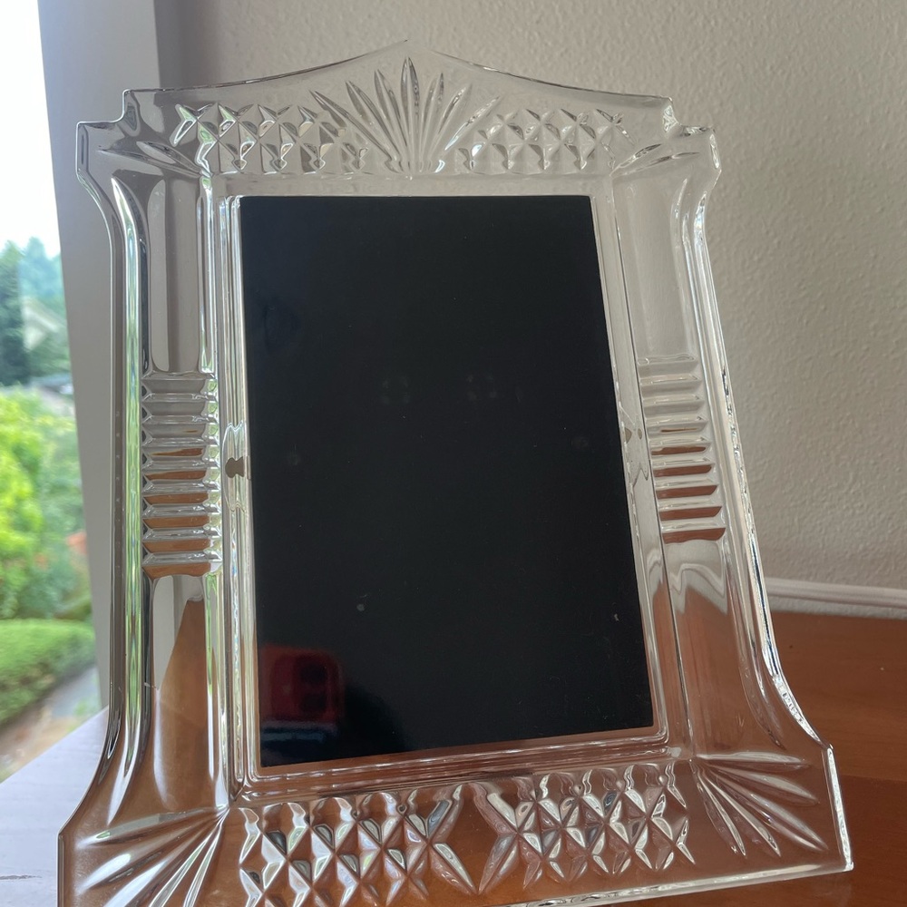 Waterford Crystal 4x6 picture frame.
